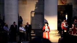 Button fails at Queen's jubilee beacon switch on, in Manchester,  England