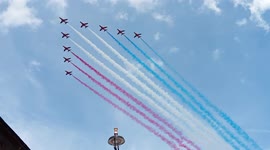 Red Arrows Military celebrate Queens 70th Jubilee 2022 #platinum-jubilee