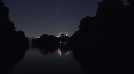 The London Eye Lights UP For The Queens Platinum Jubilee