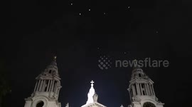 Mesmerizing SIght At St. Paul's Cathedral Hours Before Royalty Arrive