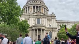 Bells toll at St Paul’s Cathedral for Jubilee Thanksgiving service