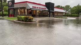Gathering tropical storm brings flooding to south Florida