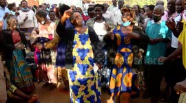 Pilgrims arrive to Anglican Uganda Martyrs Shrine