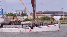 Medway River Pageant for Queen's Platinum Jubilee in Kent, UK