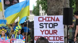 Ukrainians and Hongkongers unite with Tibetan national anthem on 33rd aniversary of the Tinananmen Square massacre
