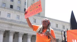 “F—k the condolences. Let’s fight”: gun violence survivors advocate addresses rally in New York