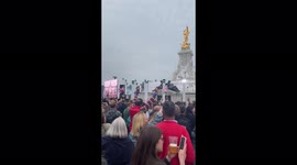 Queen perform at Platinum Jubilee Party at Buckingham Palace