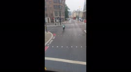 Cycle courier altercation with bus driver partb3