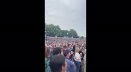 Video shows what it was like in the middle of Platinum Jubilee crowd as rockers Queen played