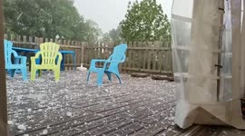 France: Large-Sized Hail Hammers Central Region