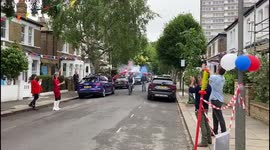 Neighbors astonished with magnificent Jubilee Red Arrow display
