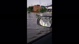 Mexico: Heavy Rain Floods Streets In Zapopan, Jalisco