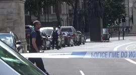 Police evacuate Whitehall as they investigate suspicious package near Downing Street