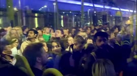 Hundreds attempt to pack onto bus amid London tube strikes