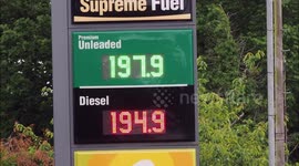 Unleaded more than diesel and nearly £2/litre at petrol station in Kent, UK