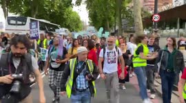 March against violence towards women, London, UK