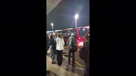 UK: Tube Strike Causes Long Queues At Bus Stations In London 2