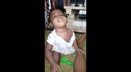 The first time my baby said papa ,she's so cute I can't help to love her everyday