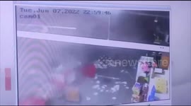 CCTV captures moment Kharkiv shopping mall is destroyed by airstrike