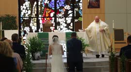 Groom forgets he is wearing a microphone