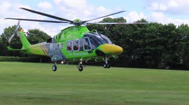 Essex & Herts replacement Air Ambulance Helicopter ‘green and yellow’ for June and July