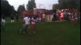 Party game mishap