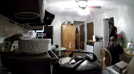 Chair breaks under man
