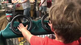 Shopping cart driver