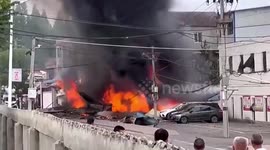 Fighter jet crashes during training drill, killing 1 resident in central China