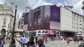 Highlights from the Queen’s Platinum Jubilee celebrations in Piccadilly Circus