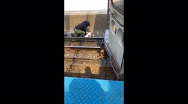 Man rescued from train tracks while electrocuted part 2