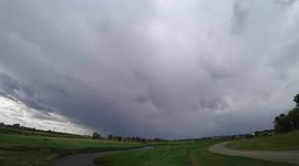 Uncut Hyperlapse of Today's Storm Chase