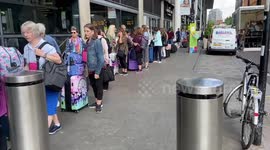 Huge queues at St Pancras International station amid ongoing travel chaos