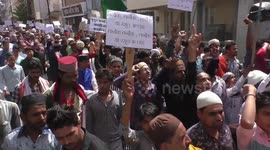 Thousands of Muslims anti-Islamic comments from ruling party