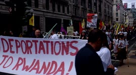 Kurdish protest at united kingdom involvement in arms to turkey , wake up uk