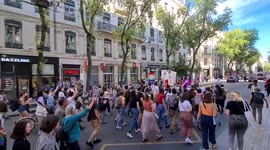 France: Protesters In Lyon Call To End Violence Against Women