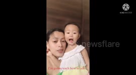 9-mons inside the mother’s womb but the first word she said is PAPA instead of MAMA…JUSTICE PLEASE