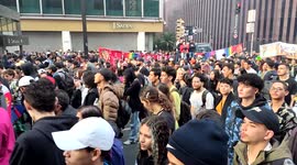 Marijuana legalization march in São Paulo, Brazil