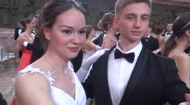 First debutant ball in St Petersburg has taken place in Russian Ethnographic museum, St Petersburg, Russia