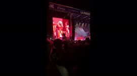 Christina Aguilera is performing during LA Pride 2022