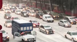 Mexico: Intense Hailstorm Pummels CDMX, Streets Blanketed In White 3