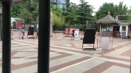 Citizens Morning Exercise At Park In Beijing, China