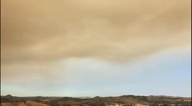 Spain: Smoke From Wildfire Covers Part Of Cádiz Skies