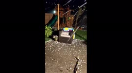 Nebraska hammered by hellacious hail during tornado-warned storm