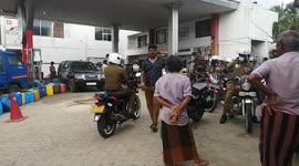 Huge queues at pumps in Sri Lanka amid fuel shortages