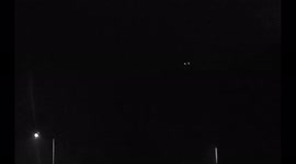 Video of an aircraft being struck by lightning and showering sparks