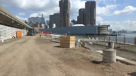 East Coast Resilience Project on East River in New York City