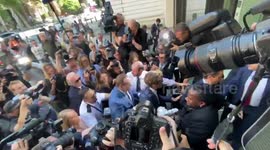 Kevin Spacey arrives at London court to face charges of sexual assault