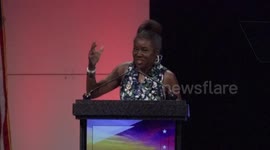 Lieutenant Governor Of Virginia Winsome Earle-Sears gives remarks at the Texas GOP 2022 State Convention