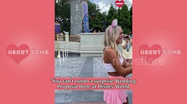 Surprising Girlfriend with Wedding Proposal at Disney
